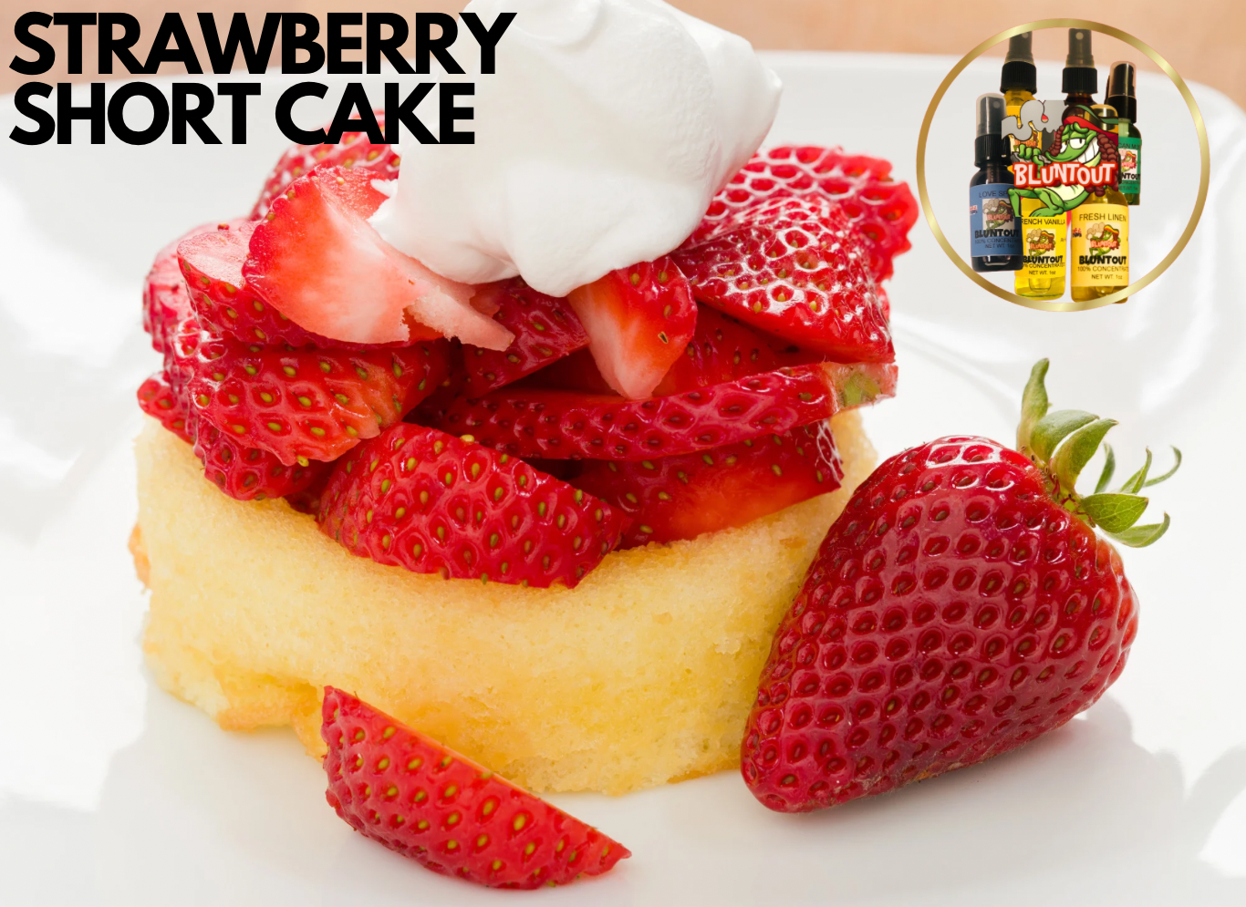 BLUNTOUT STRAWBERRY SHORTCAKE OIL BASED AIR FRESHENER