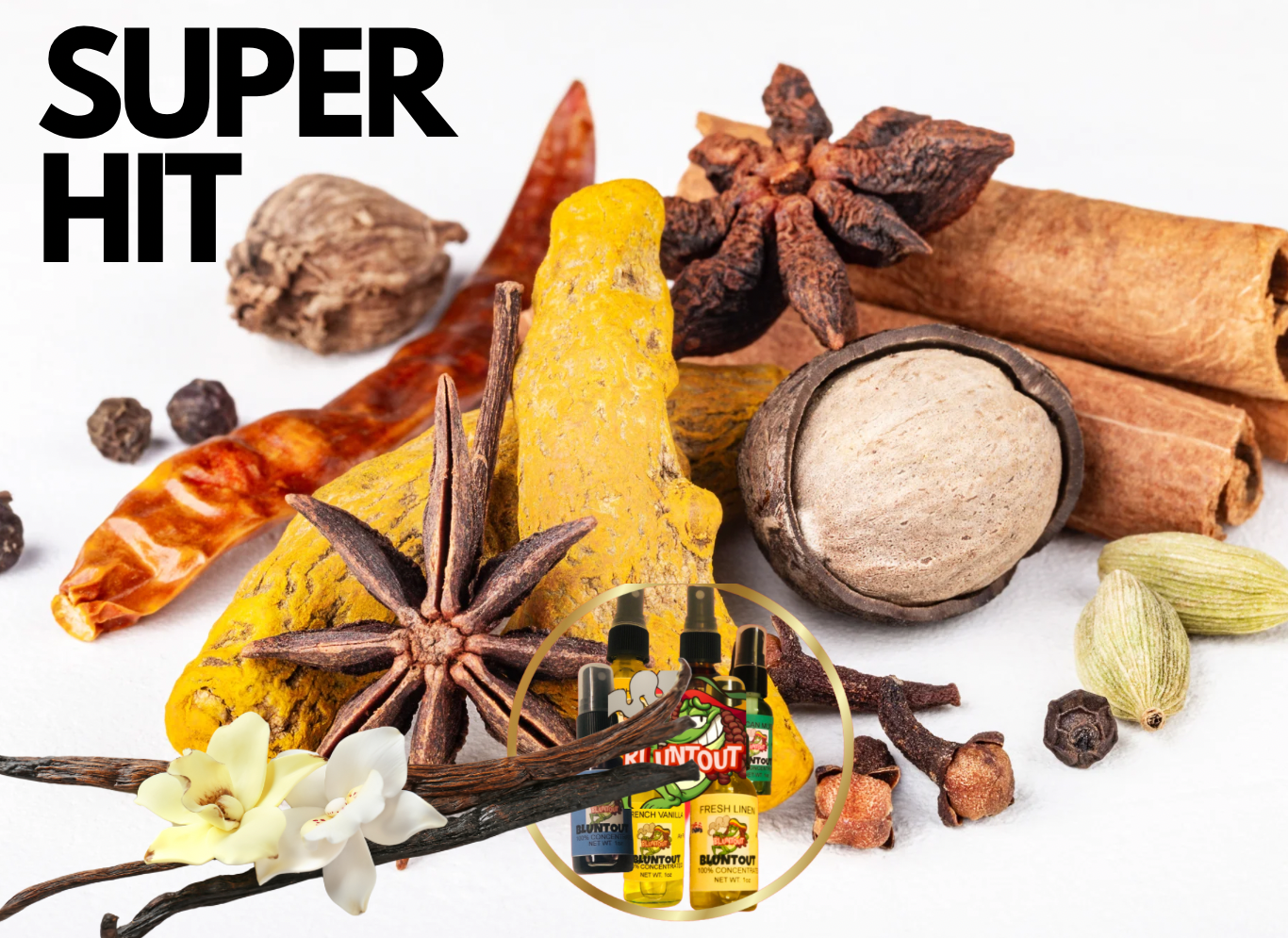 BLUNTOUT SUPER HIT OIL BASED AIR FRESHENER