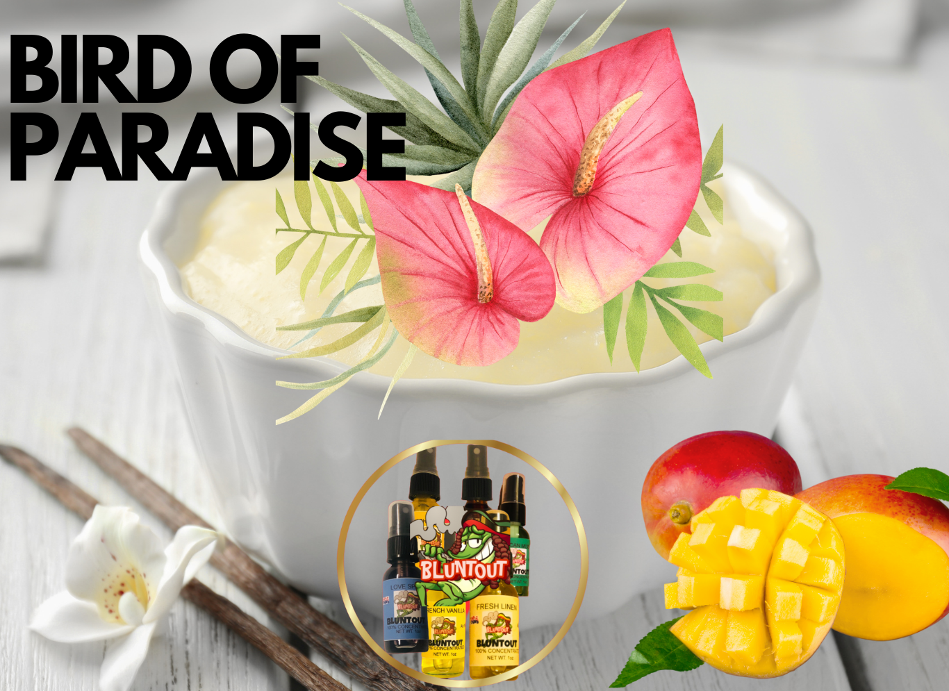 BLUNTOUT BIRD OF PARADISE OIL BASED AIR FRESHENER