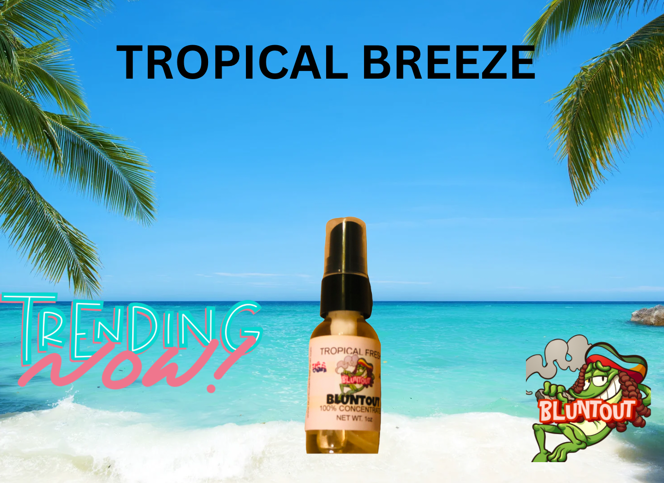 BLUNTOUT TROPICAL BREEZE OIL BASED AIR FRESHENER