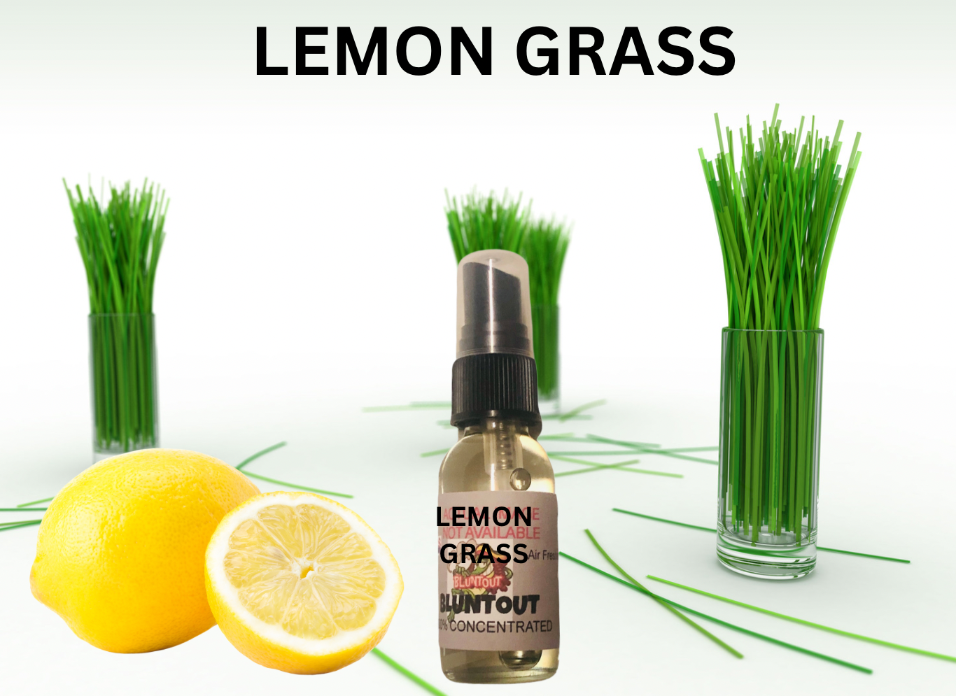 BLUNTOUT LEMON GRASS - OIL BASED AIR FRESHENER