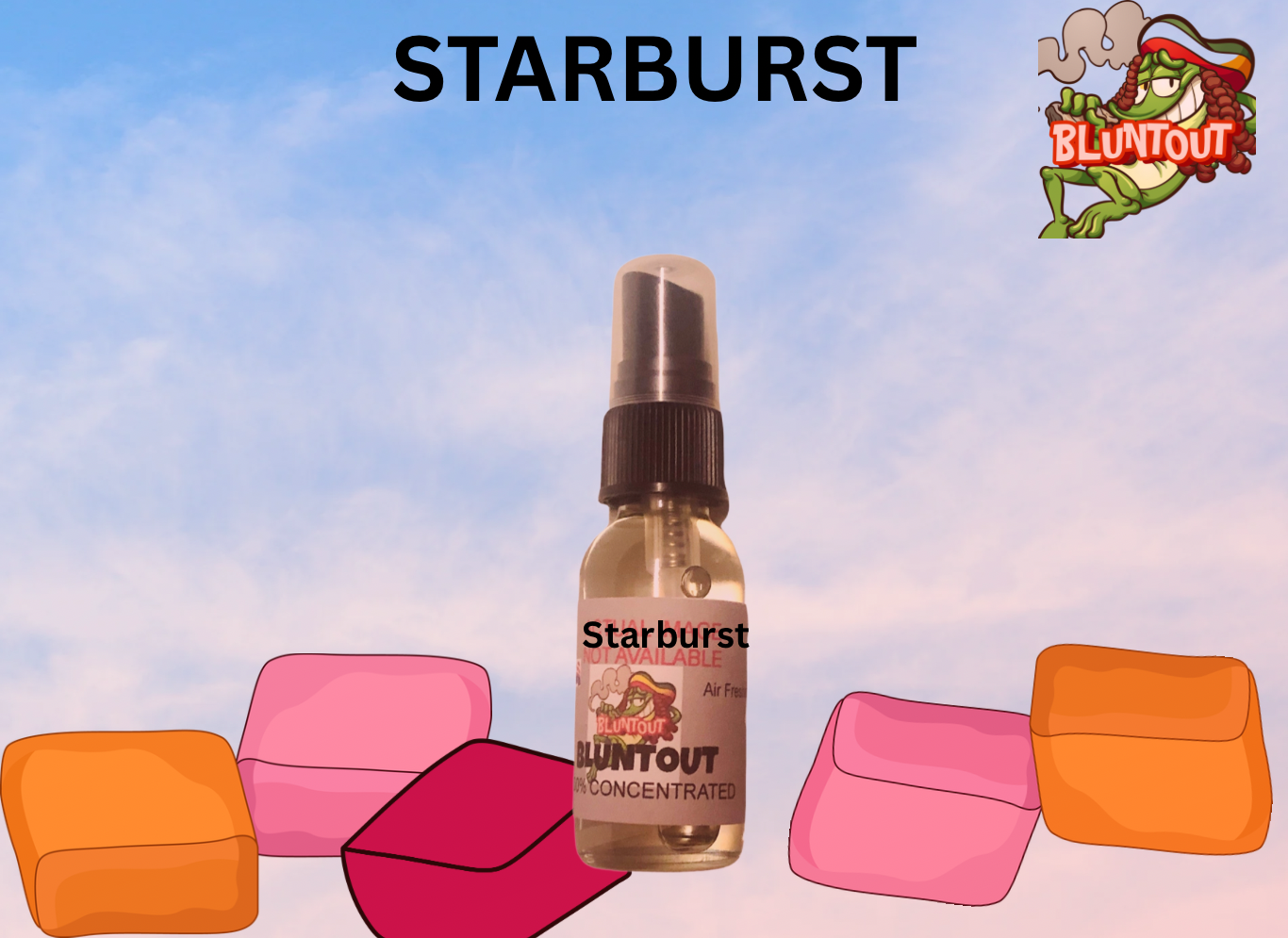 BLUNTOUT STARBURST (Type)OIL BASED AIR FRESHENER