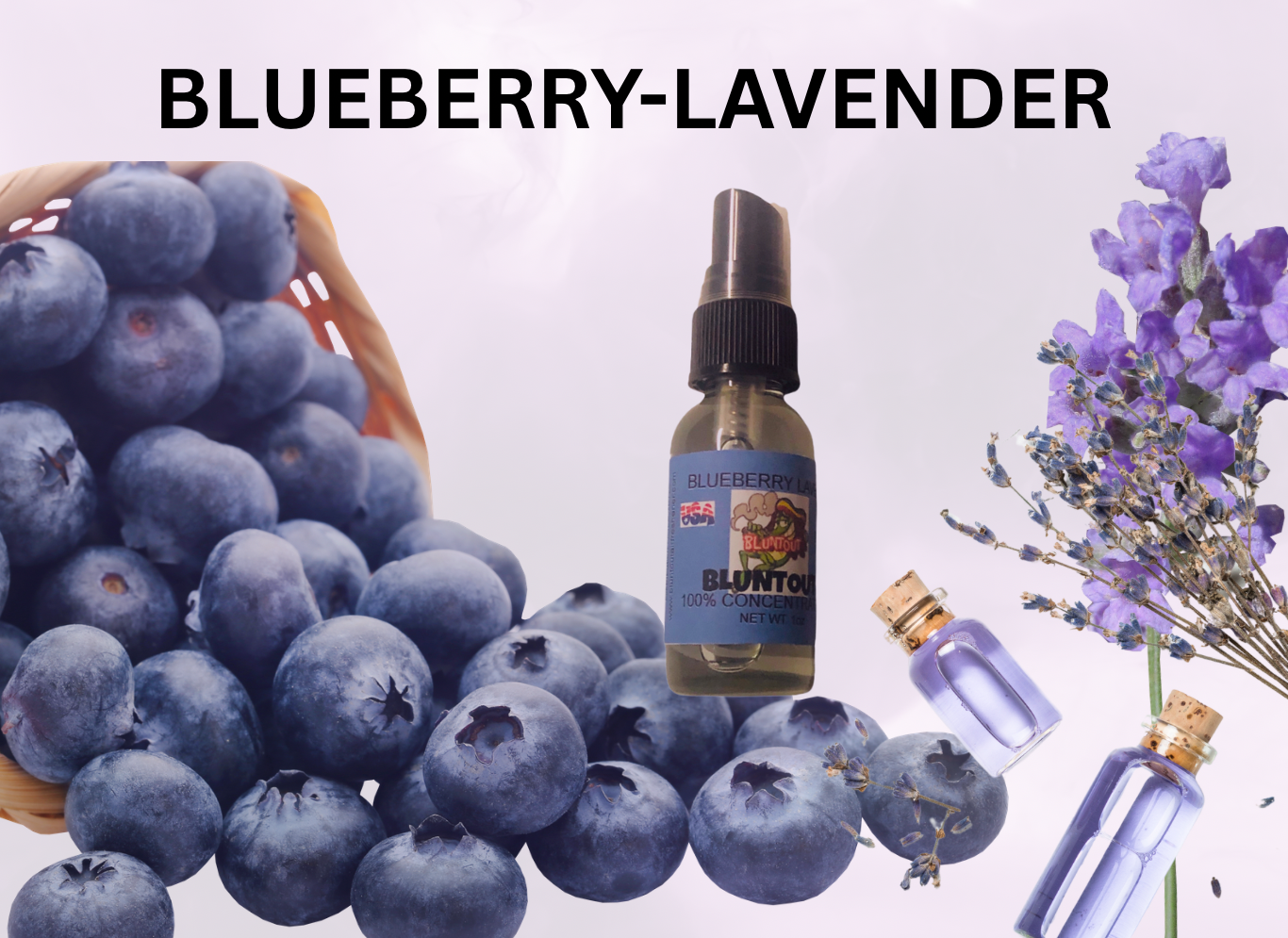BLUNTOUT BLUEBERRY LAVENDER OIL BASED AIR FRESHENER