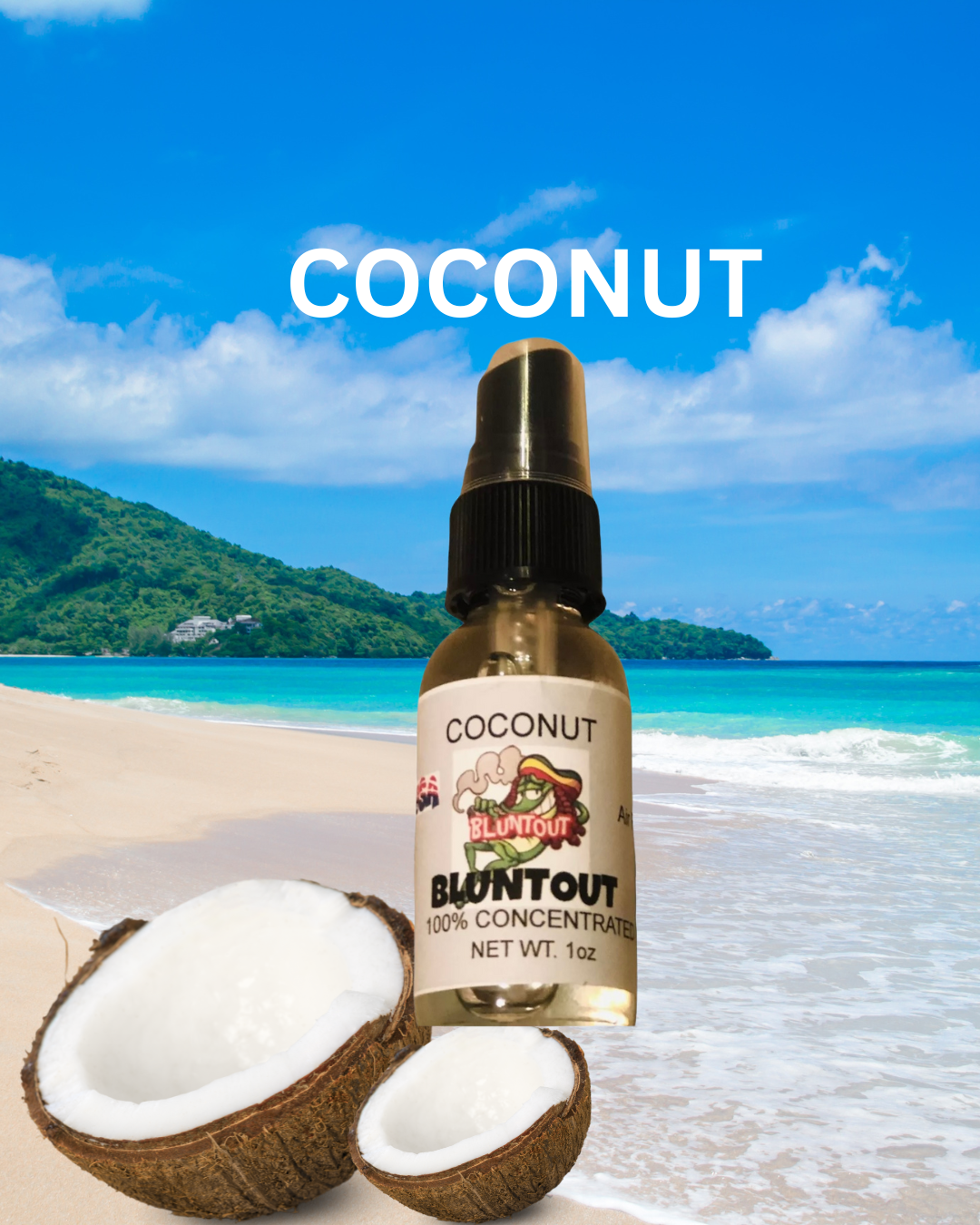 BLUNTOUT COCONUT - OIL BASED AIR FRESHENER