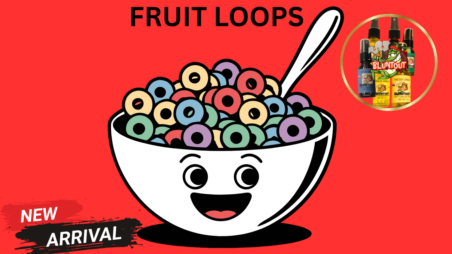 BLUNTOUT FRUIT LOOPS(type)OIL BASED AIR FRESHENER