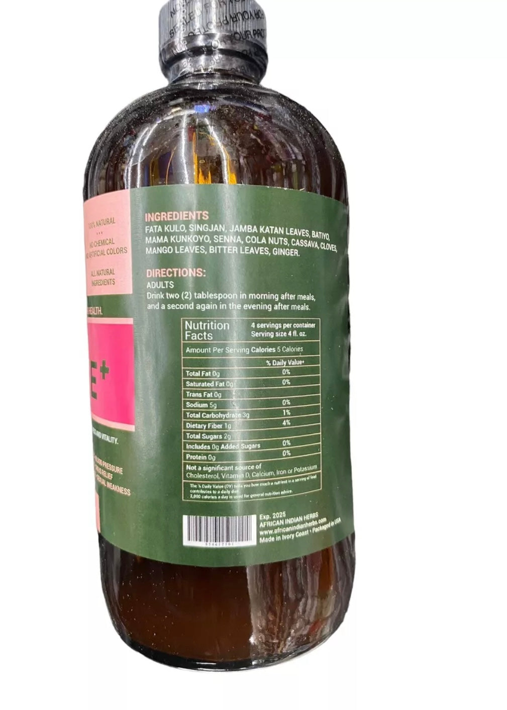 African Attote 100% Natural Male Performance Supplement