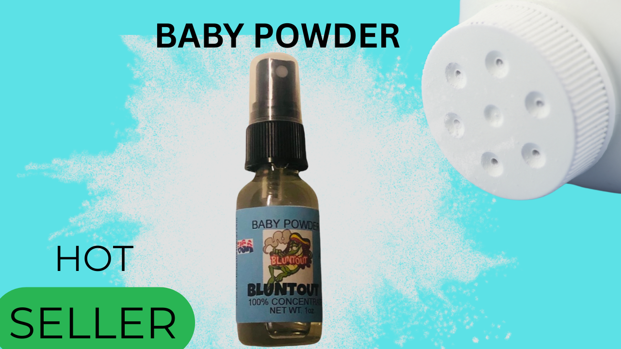 BLUNTOUT BABY POWDER OIL BASED AIR FRESHENER