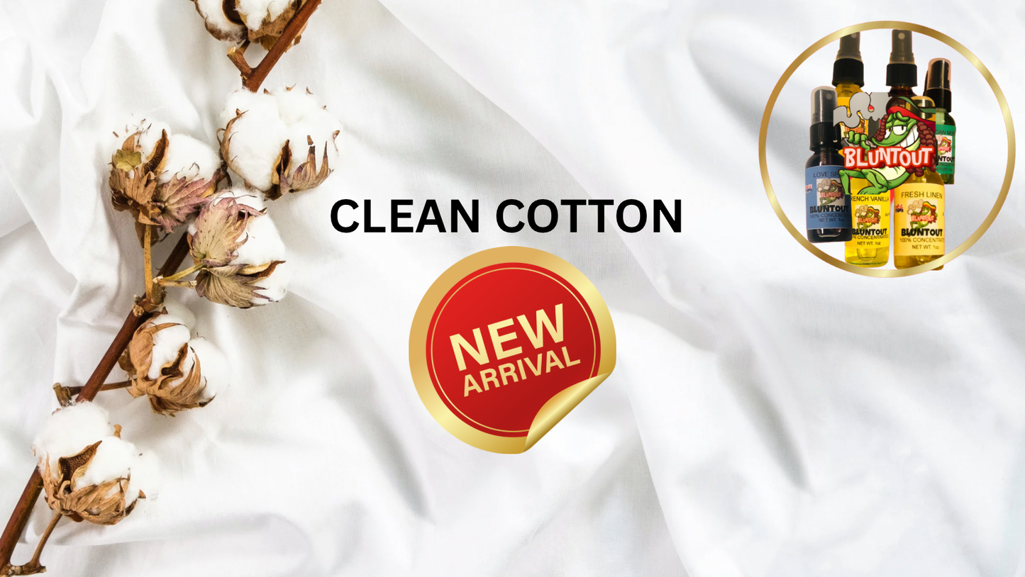 BLUNTOUT CLEAN COTTON OIL BASED AIR FRESHENER